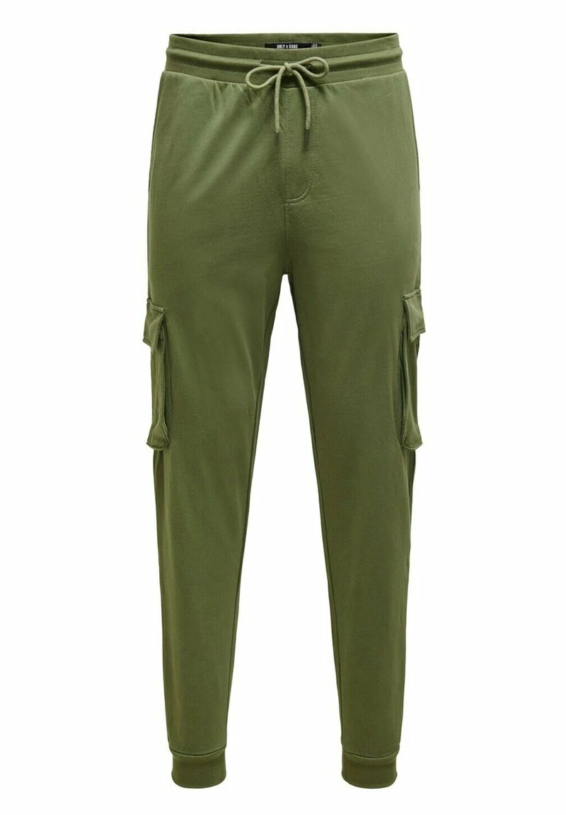 Only & Sons Herren MIT TUNNE - Cargohose - Khaki | Stilvolle Hosen für jeden Anlass 6 Only & Sons Herren MIT TUNNE - Cargohose - Khaki | Stilvolle Hosen für jeden Anlass – Bild 6