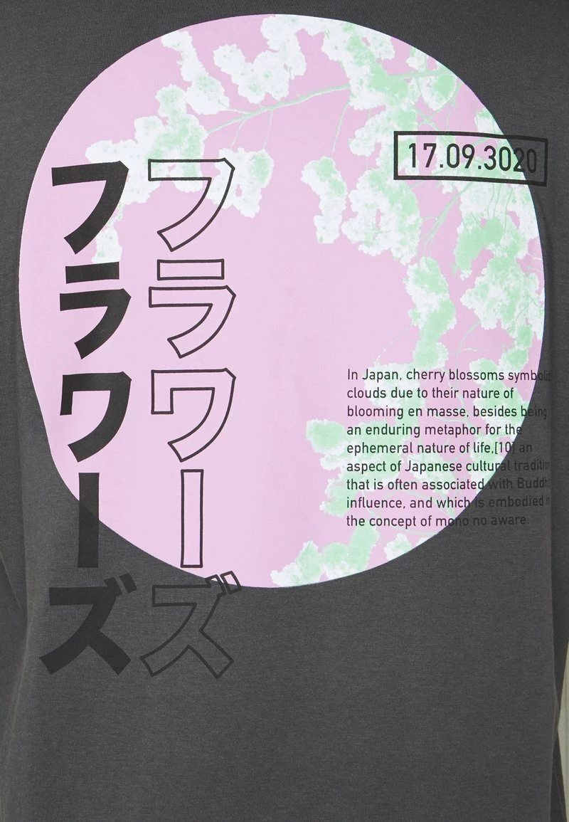 Only & Sons Herren ONSAKI LIFE TEE - T-Shirt Print in Asphalt - Modernes Design, Hochwertiger Stoff 3 Only & Sons Herren ONSAKI LIFE TEE - T-Shirt Print in Asphalt - Modernes Design, Hochwertiger Stoff – Bild 3