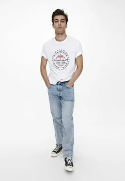 Only & Sons Herren ONSEDGE LOOSE - Straight Leg Blue Denim Jeans | Modische Herrenjeans