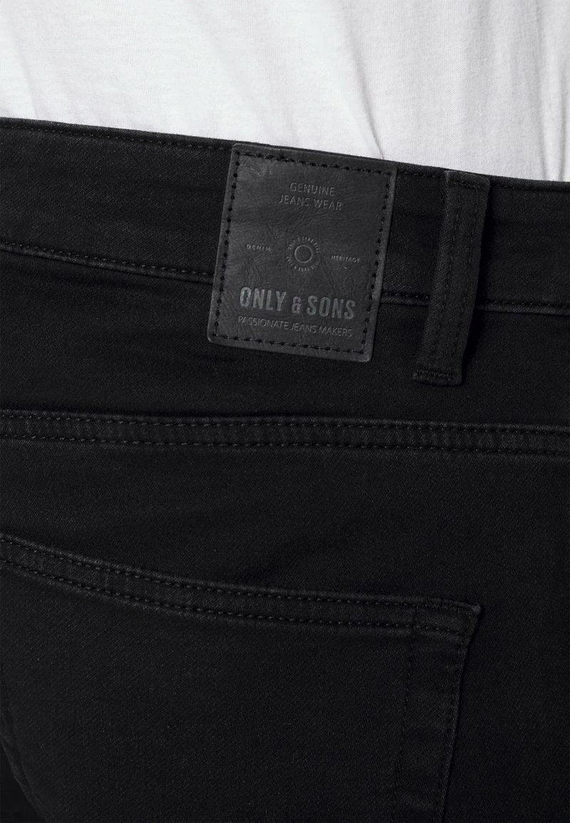 Only & Sons Herren ONSLOOM LIFE - Slim Fit Jeans - Schwarz 6 Only & Sons Herren ONSLOOM LIFE - Slim Fit Jeans - Schwarz – Bild 6