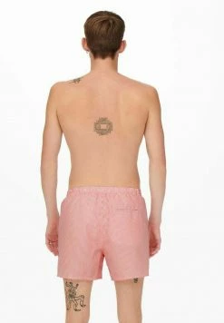 Only & Sons Herren Badeshorts - Porcelain Rose | Moderne Badehosen für Herren -Only & Sons Geschäft 0341f675a6fe4782a3061667de82f91b
