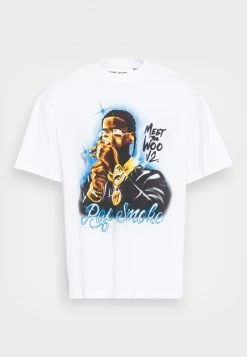 Only & Sons ONSPOPSMOKE TEE UNISEX - Weißes T-Shirt mit Print -Only & Sons Geschäft 0428de8f1426471f971d2b8207a4e458