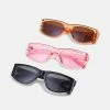 Only & Sons ONSSUNGLASSES 3er Pack - Unisex Sonnenbrille in Schwarz, Hellbraun & Rosa