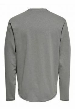 Only & Sons Herren Langarmshirt - Medium Grey Melange | Bequemes Basic-Shirt für jeden Anlass 11 Only & Sons Herren Langarmshirt - Medium Grey Melange | Bequemes Basic-Shirt für jeden Anlass -Only & Sons Geschäft 05bd59650c6c4c54b77b9fb23c361c14