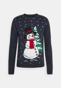 Only & Sons Herren ONSX-MAS LET IT SNOW Strickpullover - Dark Navy: Stilvoll & Warm -Only & Sons Geschäft 063d428400464adfbc285138603350f9