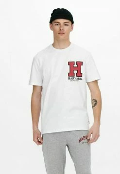 Only & Sons Herren HARVARD - T-Shirt Print Weiß