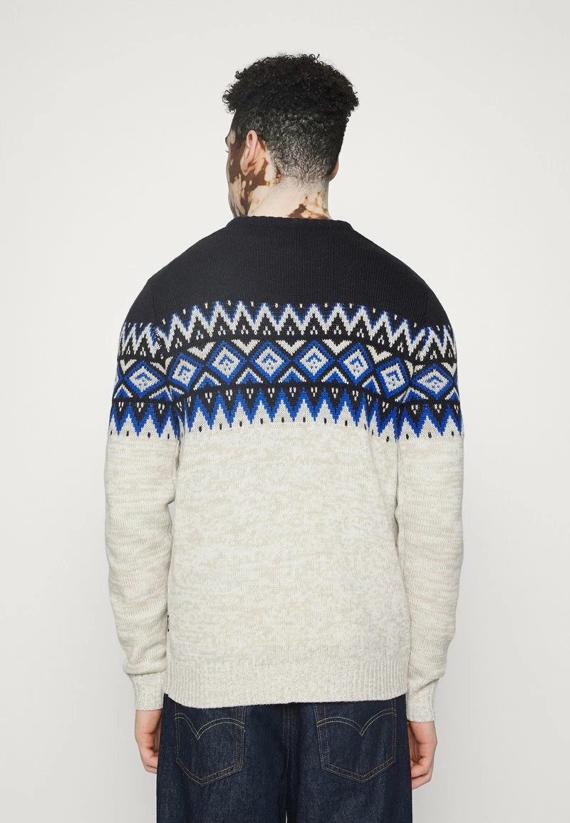 Only & Sons Herren ONSNEW LUDVIG CREW - Strickpullover Dark Navy - Moderner Herrenpullover 3 Only & Sons Herren ONSNEW LUDVIG CREW - Strickpullover Dark Navy - Moderner Herrenpullover – Bild 3