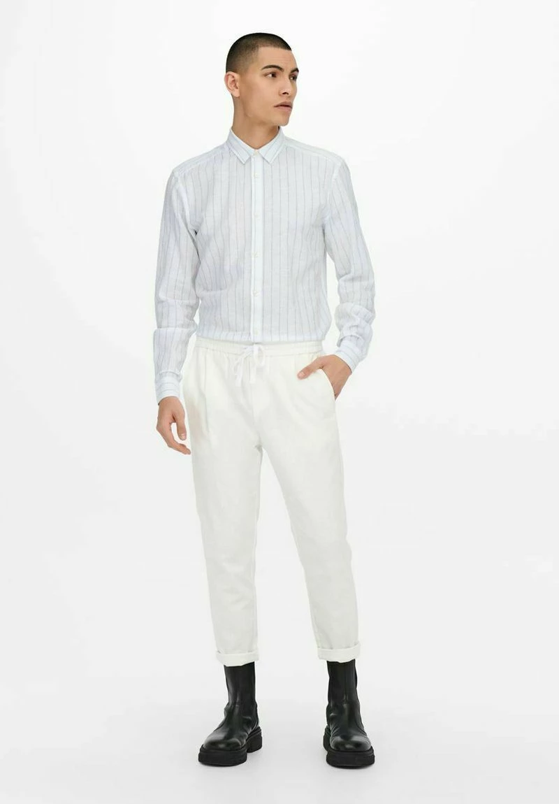 Only & Sons Herren Hemd - Weiß, Modernes Freizeithemd für Männer 2 Only & Sons Herren Hemd - Weiß, Modernes Freizeithemd für Männer – Bild 2