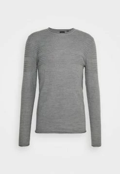 Only & Sons ONSBLADE CREW NECK Strickpullover - Medium Grey Melange für Herren -Only & Sons Geschäft 0999eb099c2d4a6e987e9903e1b19d38