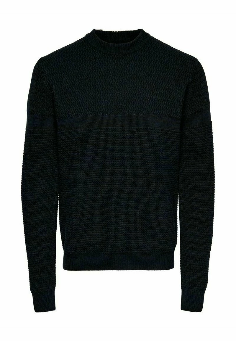 Only & Sons Herren Strickpullover - Dark Navy | Hochwertiger Strickpullover für Herren 1 Only & Sons Herren Strickpullover - Dark Navy | Hochwertiger Strickpullover für Herren