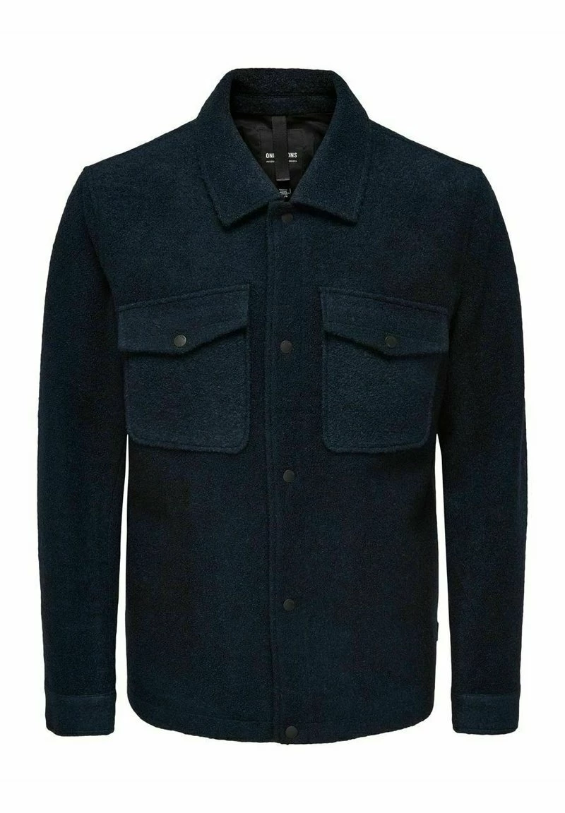 Only & Sons Herren Übergangsjacke - Leichte Jacke in Dunkelblau 7 Only & Sons Herren Übergangsjacke - Leichte Jacke in Dunkelblau – Bild 7