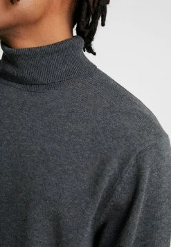 Only & Sons Herren ONSALEX ROLL NECK - Strickpullover Dark Grey Melange - Hochwertiger Herrenpullover -Only & Sons Geschäft 0c5569b202cd4f01b5888b1057777f59