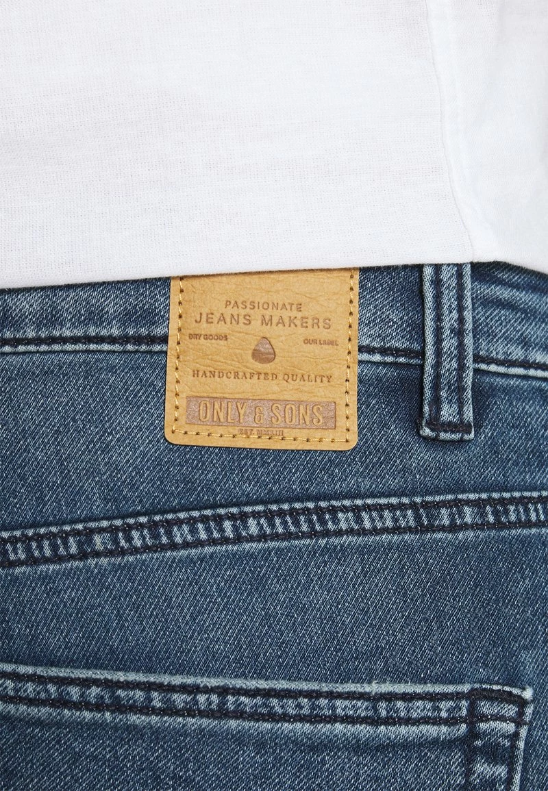 Only & Sons Herren ONSLOOM LIFE - Skinny Fit Jeans - Blau Denim 5 Only & Sons Herren ONSLOOM LIFE - Skinny Fit Jeans - Blau Denim – Bild 5