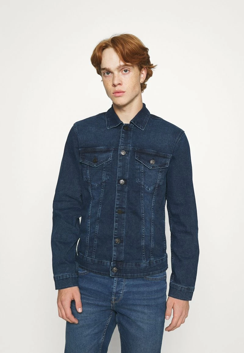 Only & Sons Herren ONSCOME LIFE TRUCKERD - Jeansjacke - Blue Denim | Klassische Denim-Jacke für Herren 3 Only & Sons Herren ONSCOME LIFE TRUCKERD - Jeansjacke - Blue Denim | Klassische Denim-Jacke für Herren – Bild 3