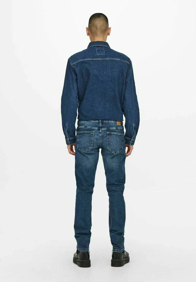 Only & Sons Herren Hemd - Blue Denim | Freizeithemd aus Denim 3 Only & Sons Herren Hemd - Blue Denim | Freizeithemd aus Denim – Bild 3
