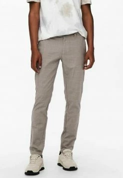 Only & Sons Herren ONSMARK TAP PANT - Chino in Chinchilla | Moderne Herrenhose