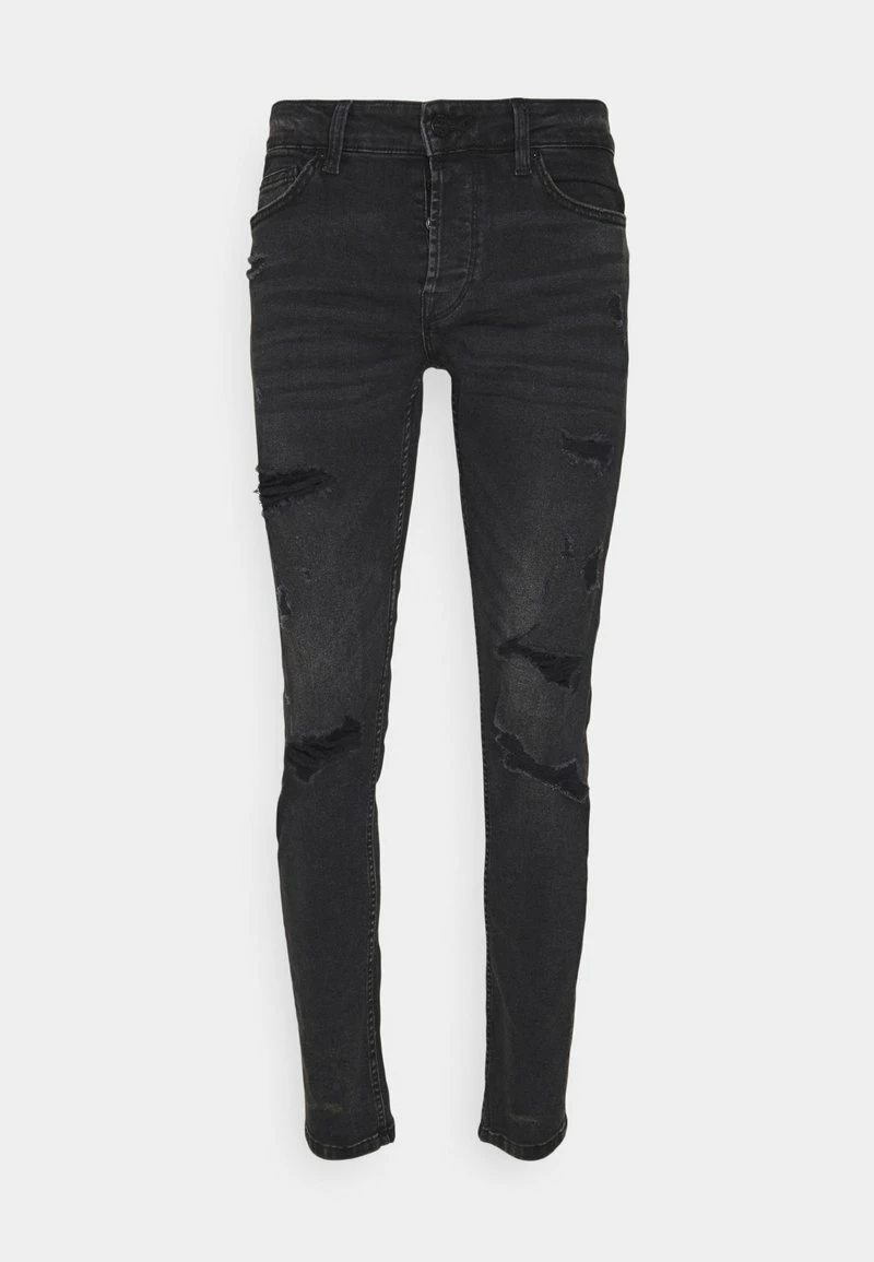Only & Sons Herren ONSLOOM LIFE - Slim Fit Jeans in Schwarz - Moderne Denim-Hose 4 Only & Sons Herren ONSLOOM LIFE - Slim Fit Jeans in Schwarz - Moderne Denim-Hose – Bild 4