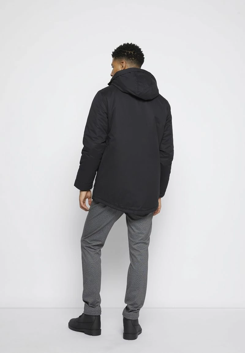 Only & Sons ONSELLIOT Wintermantel für Herren - Schwarzer Parka für kalte Tage 3 Only & Sons ONSELLIOT Wintermantel für Herren - Schwarzer Parka für kalte Tage – Bild 3