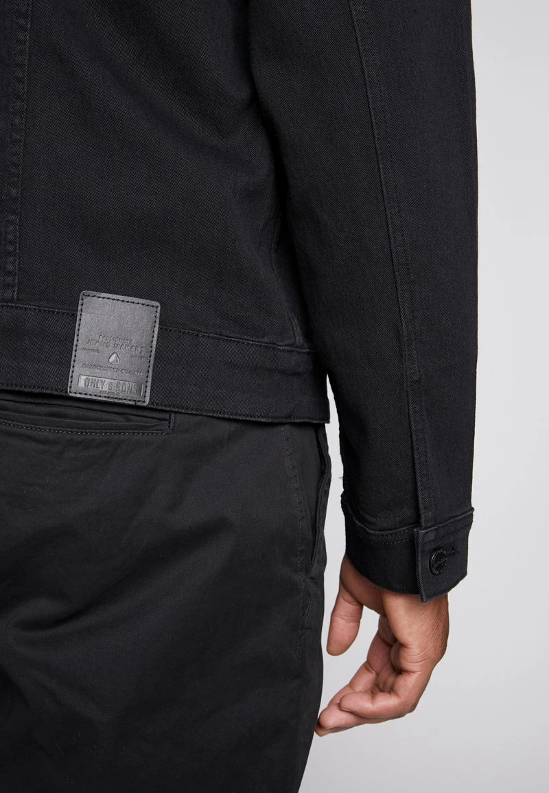 Only & Sons Herren ONSCOME TRUCKER - Jeansjacke in Schwarz 6 Only & Sons Herren ONSCOME TRUCKER - Jeansjacke in Schwarz – Bild 6