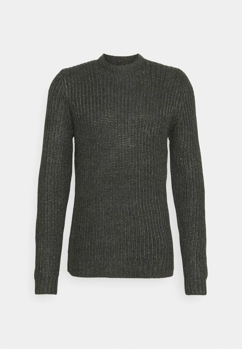 Only & Sons ONSNAZLO CREW NECK Strickpullover - Dark Grey Melange für Herren 5 Only & Sons ONSNAZLO CREW NECK Strickpullover - Dark Grey Melange für Herren – Bild 5