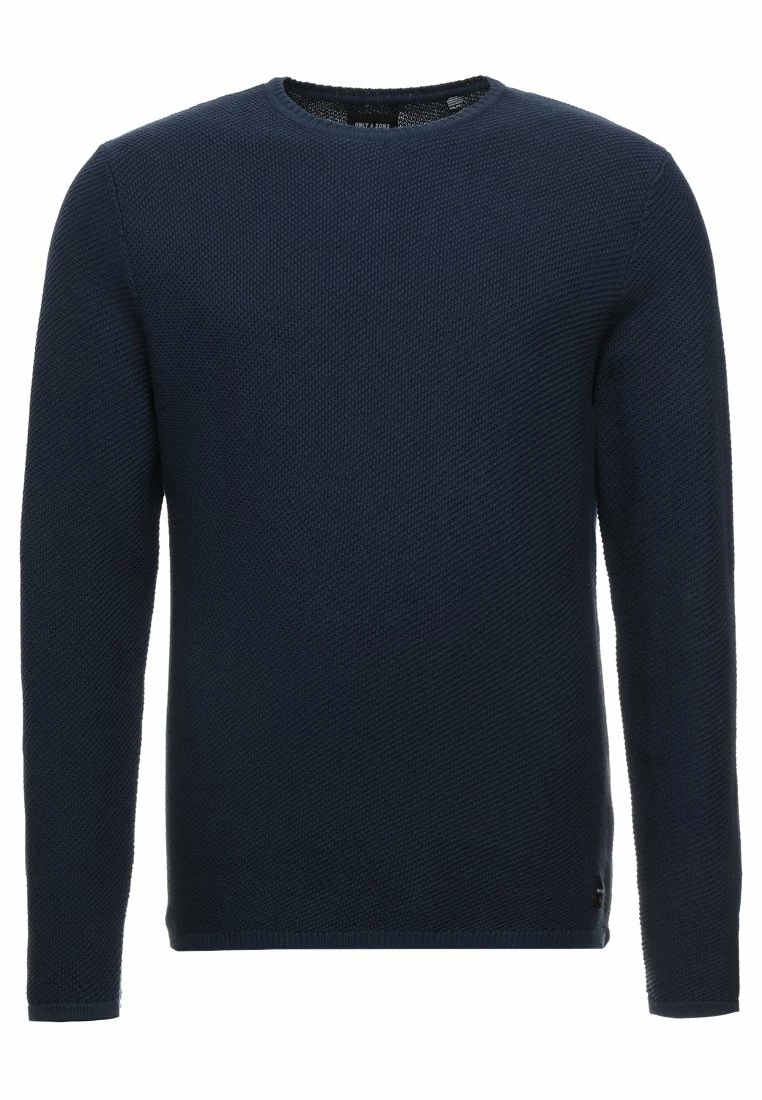 Only & Sons Herren DAN STRUCTURE CREW - Strickpullover Dress Blue 5 Only & Sons Herren DAN STRUCTURE CREW - Strickpullover Dress Blue – Bild 5