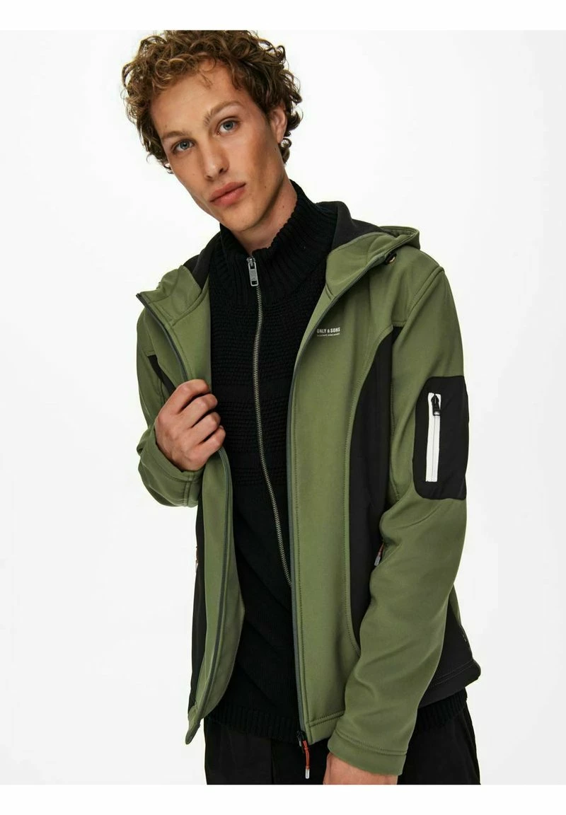 Only & Sons Sweatjacke - Olive Night | Herren | Sweatshirts & Hoodies 1 Only & Sons Sweatjacke - Olive Night | Herren | Sweatshirts & Hoodies
