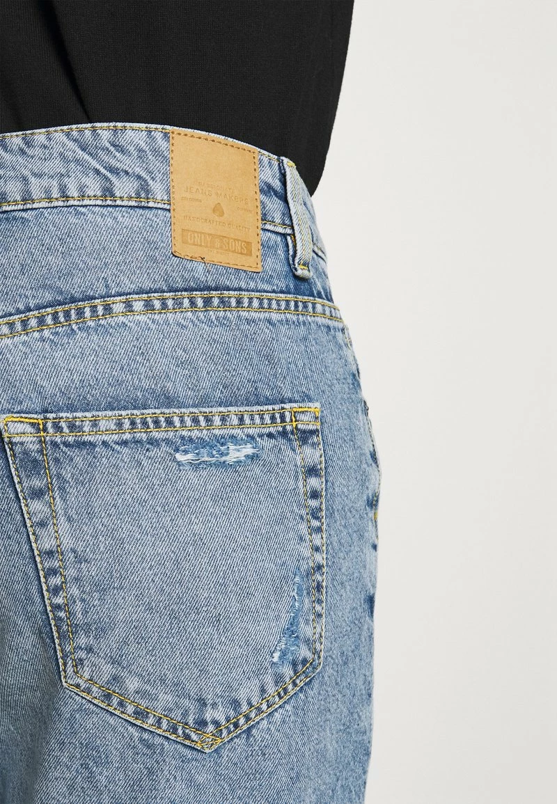 Only & Sons ONSAVI LIFE LOOSE DAMAGE - Herren Denim Shorts - Blau 6 Only & Sons ONSAVI LIFE LOOSE DAMAGE - Herren Denim Shorts - Blau – Bild 6