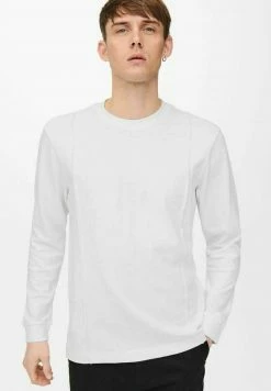 Only & Sons Herren Langarmshirt - Bright White | Premium Baumwolle | Modisches Basic Shirt 10 Only & Sons Herren Langarmshirt - Bright White | Premium Baumwolle | Modisches Basic Shirt -Only & Sons Geschäft 149d3be4f2c64cd09e21080ef15293ed