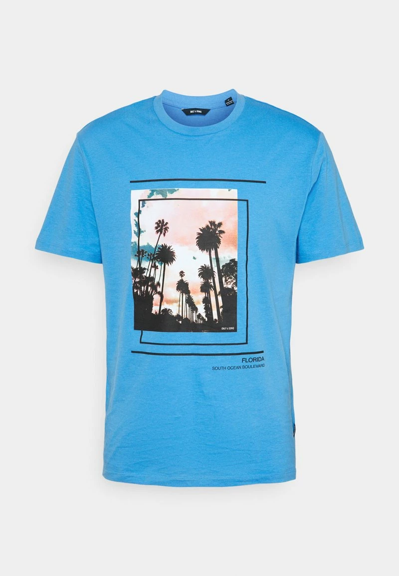 Only & Sons ONSPASMAL LIFE TEE - T-Shirt Print - Marina für Herren 4 Only & Sons ONSPASMAL LIFE TEE - T-Shirt Print - Marina für Herren – Bild 4