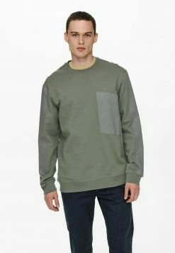 Only & Sons Herren Sweatshirt - Castor Gray | Stilvolles Basic für Herren