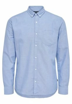 Only & Sons Herren ONSALVARO OXFORD Hemd - Cashmere Blue | Freizeithemd aus hochwertigem Material