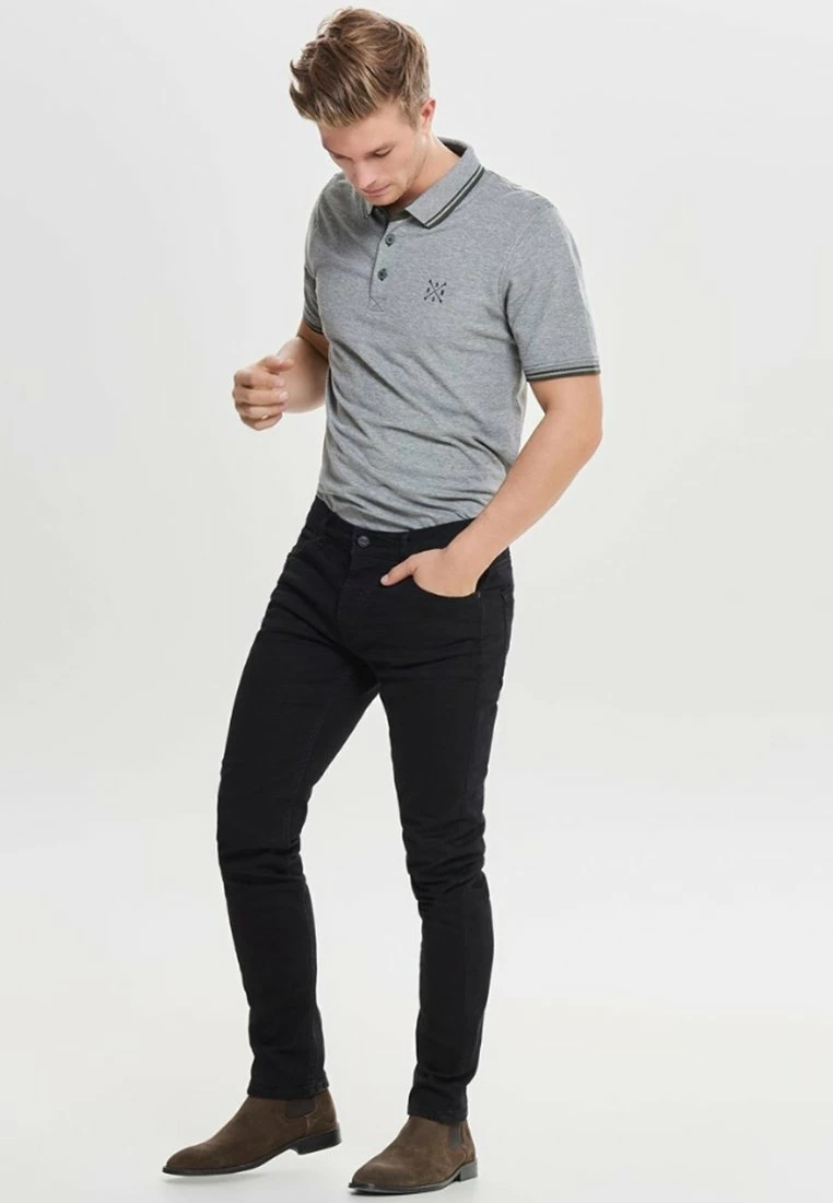 Only & Sons Herren LOOM - Slim Fit Jeans in Schwarz | Premium Denim 2 Only & Sons Herren LOOM - Slim Fit Jeans in Schwarz | Premium Denim – Bild 2