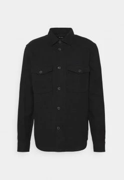 Only & Sons ONSMILO LIFE SOLID OVERSHIRT - Herrenhemd in Schwarz - Freizeithemd