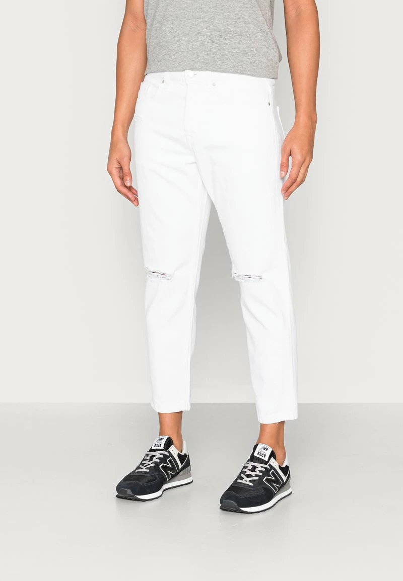 Only & Sons ONSAVI BEAM CROP WHITE DAMAG - Slim Fit Jeans für Herren | Weiße Denim 1 Only & Sons ONSAVI BEAM CROP WHITE DAMAG - Slim Fit Jeans für Herren | Weiße Denim