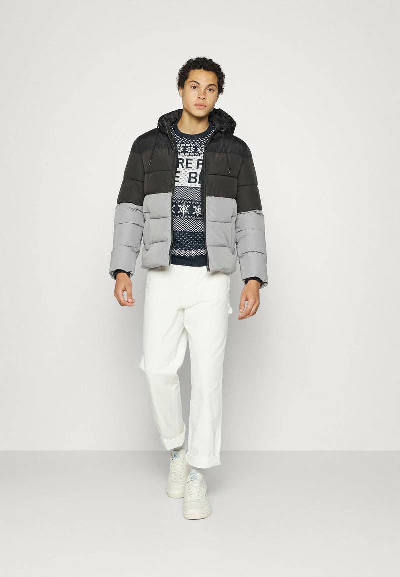 Only & Sons Herren ONSX MAS GRUMPY BEER Strickpullover - Dunkelblau 2 Only & Sons Herren ONSX MAS GRUMPY BEER Strickpullover - Dunkelblau – Bild 2