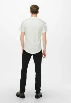 Only & Sons ONSDASH LIFE LONGY - Basic T-Shirt 'Cloud Dancer' für Herren | Bequem & Stilvoll -Only & Sons Geschäft 19b4d890aa744bd1a5781b778007a36c