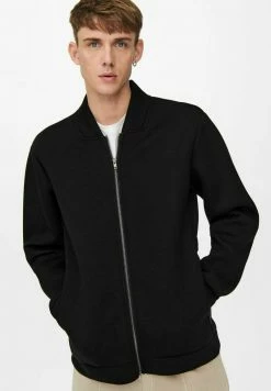 Only & Sons Herren Sweatjacke in Schwarz - Moderner Style für Herren -Only & Sons Geschäft 19c267687fe141ca9b9c32033c9e3f9c