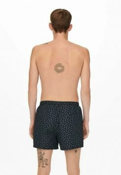 Only & Sons Herren Badeshorts - Dark Navy - Bequeme & Stylische Badehose -Only & Sons Geschäft 19e472ea9b714e499abd3a8a46ce0734