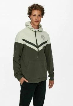 Only & Sons Herren Sweat Hoodie - Kapuzenpullover in Peat - Bequemer und stilvoller Hoodie für Herren