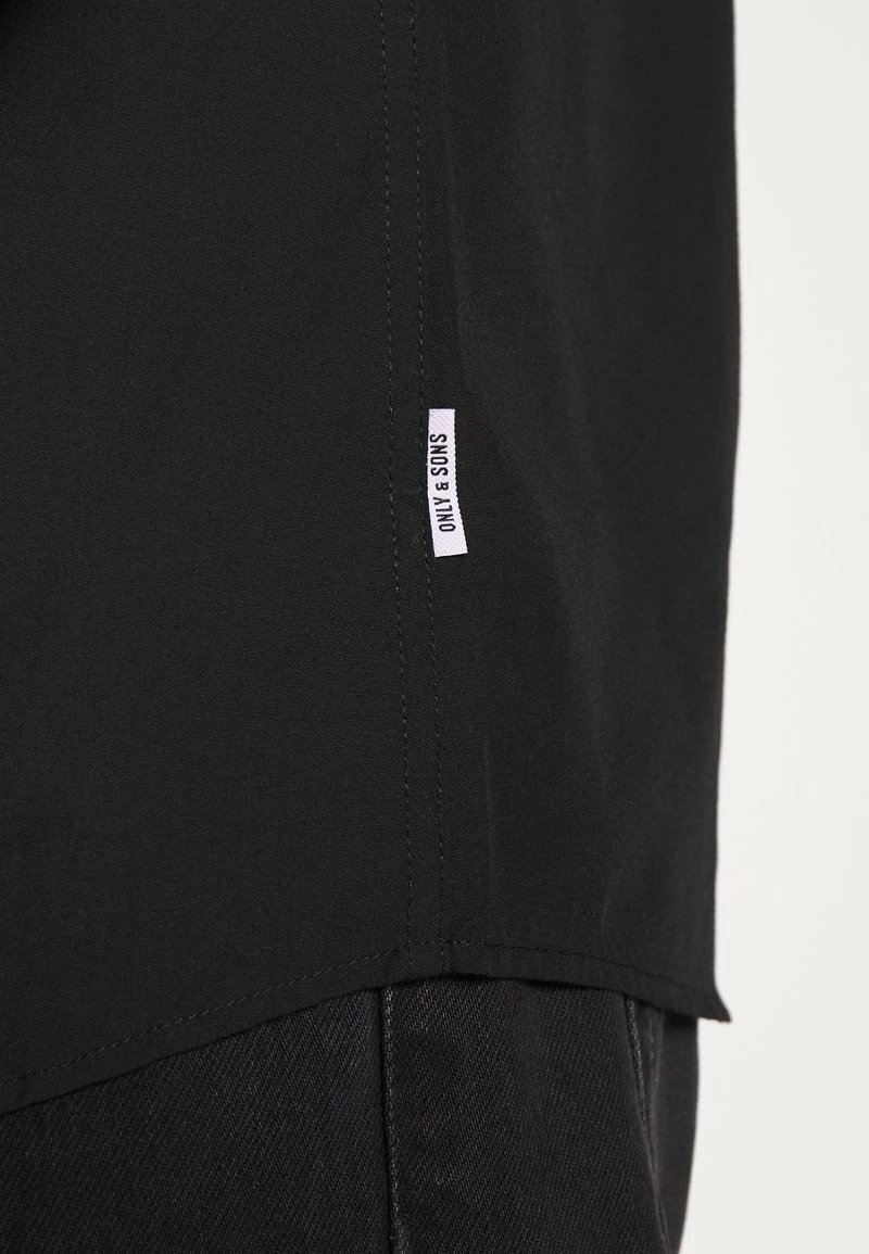Only & Sons Herren ONSSANE SOLID POPLIN Businesshemd - Schwarz 6 Only & Sons Herren ONSSANE SOLID POPLIN Businesshemd - Schwarz – Bild 6