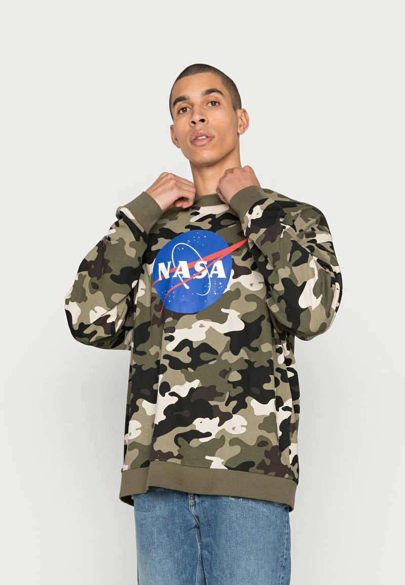 Only & Sons ONSNASA RELAX CREW NECK Sweatshirt - Unisex, Olive Night 1 Only & Sons ONSNASA RELAX CREW NECK Sweatshirt - Unisex, Olive Night