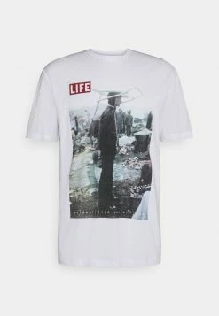 Only & Sons Herren ONSLIFEMAGAZINE T-Shirt Print - Weiß -Only & Sons Geschäft 1cec984059b5450cb36e268f18f8ab45