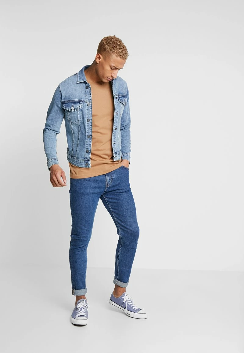 Only & Sons Herren ONSCOME TRUCKER - Jeansjacke - Blau Denim | Moderne Jeansjacke für Männer 2 Only & Sons Herren ONSCOME TRUCKER - Jeansjacke - Blau Denim | Moderne Jeansjacke für Männer – Bild 2