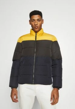 Only & Sons Herren ONSMELVIN LIFE QUILTED JACKET - Winterjacke in Harvest Gold/Phantom/Dark Navy