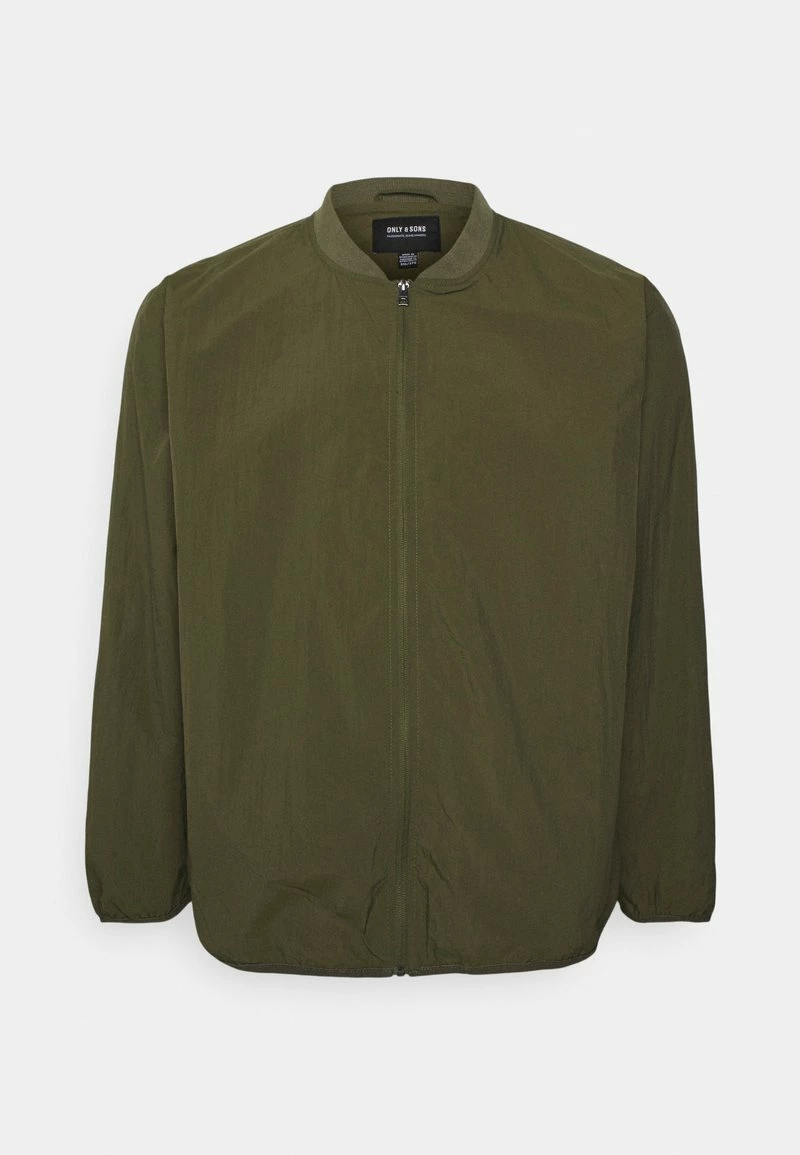 Only & Sons Herren ONSSAWYER BOMBER - Leichte Bomberjacke in Olive Night | Stilvolle Herrenjacke 1 Only & Sons Herren ONSSAWYER BOMBER - Leichte Bomberjacke in Olive Night | Stilvolle Herrenjacke