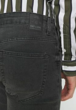 Only & Sons Herren ONSLOOM LIFE SLIM WASHED - Slim Fit Jeans in Schwarz 9 Only & Sons Herren ONSLOOM LIFE SLIM WASHED - Slim Fit Jeans in Schwarz -Only & Sons Geschäft 1f607091804a411fb7765ac3d78334be
