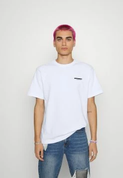 Only & Sons ONSOSRIS LIFE REDACT TEE - Weißes T-Shirt mit Print für Herren