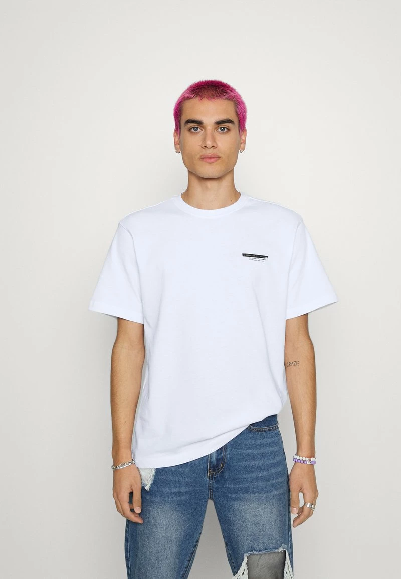 Only & Sons ONSOSRIS LIFE REDACT TEE - Weißes T-Shirt mit Print für Herren 1 Only & Sons ONSOSRIS LIFE REDACT TEE - Weißes T-Shirt mit Print für Herren