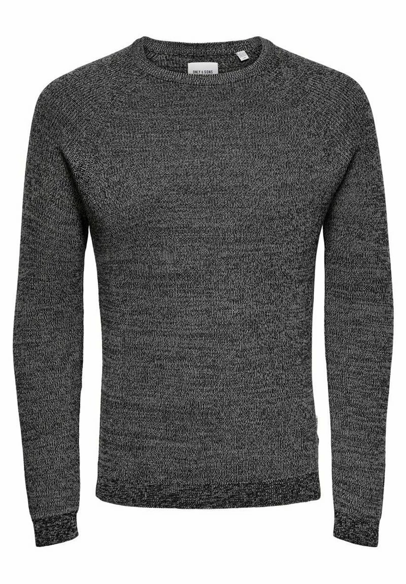 Only & Sons Herren Strickpullover - Black | Modischer Pullover für Herren 1 Only & Sons Herren Strickpullover - Black | Modischer Pullover für Herren