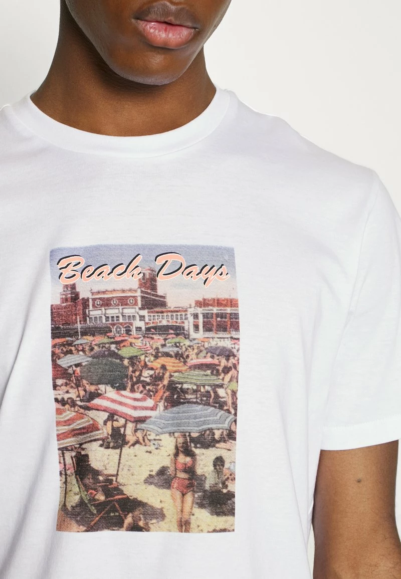 Only & Sons Herren ONSIB REG T-Shirt Print - Hellweiß 6 Only & Sons Herren ONSIB REG T-Shirt Print - Hellweiß – Bild 6